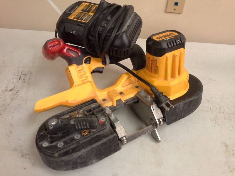 lot 135 image: DeWalt DCS371 20VDC Cordless Band Saw