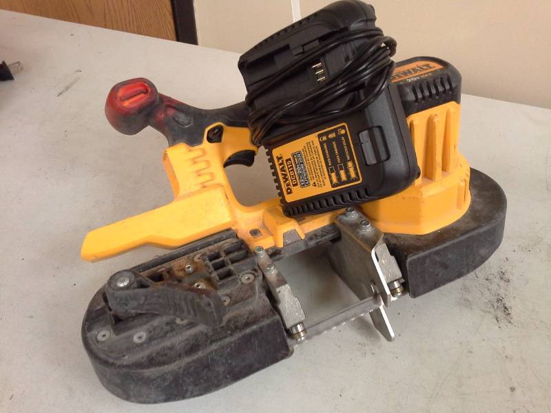 lot 144 image: DeWalt DCS371 20VDC Cordless Band Saw