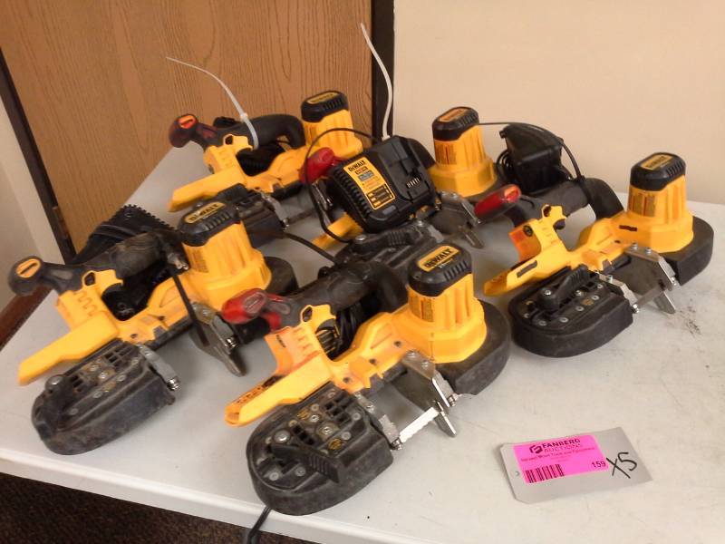 lot 159 image: Lot of (5) DeWalt DCS371 20VDC Cordless Band Saw