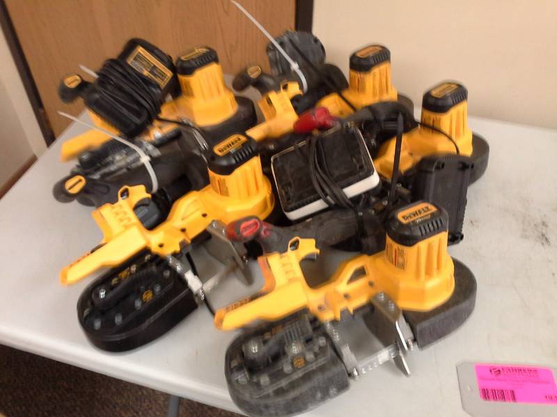 lot 163 image: Lot of (5) DeWalt DCS371 20VDC Cordless Band Saw