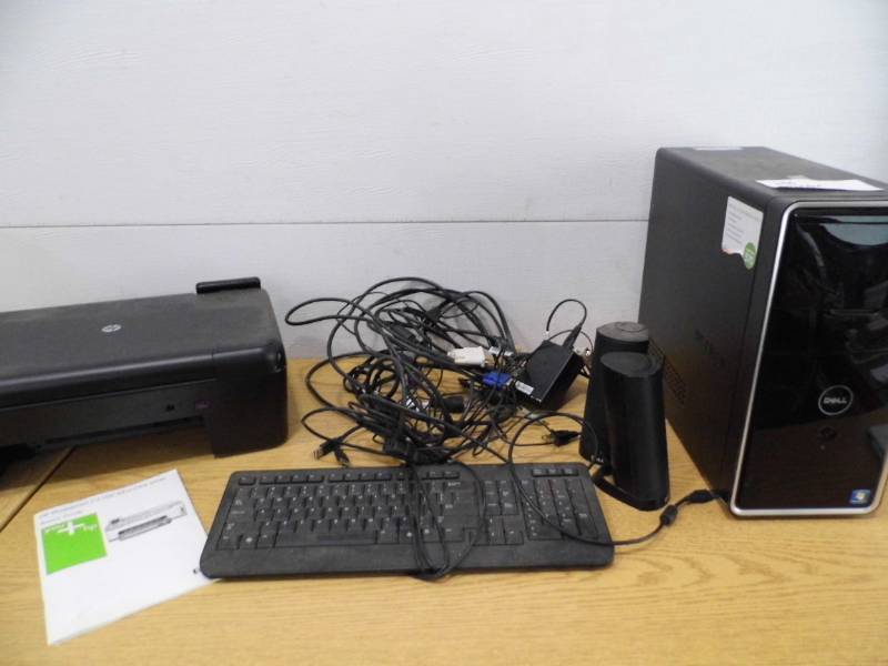 Dell CPU - Keyboard - HP Printer