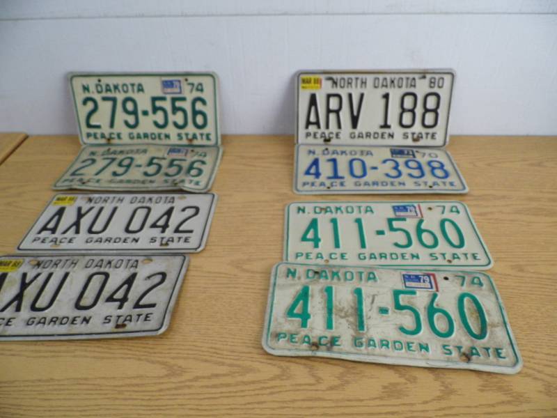 North Dakota License Plates