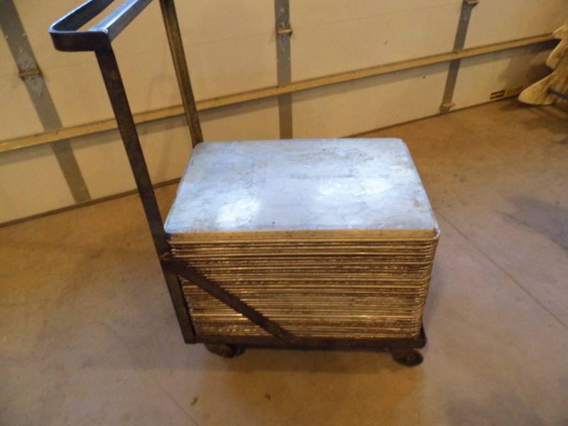 Sheet Pans on Cart