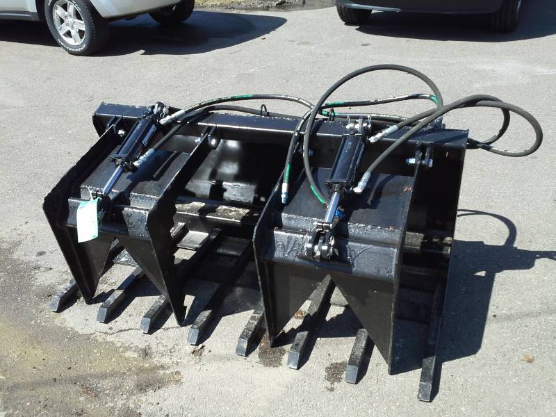 60 Double Grapple Bucket (Skidsteer Attachment)