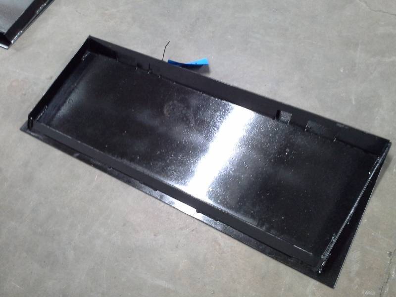 lot 610 image: Blank AdapterPush Plate (Skid Steer Attachment)