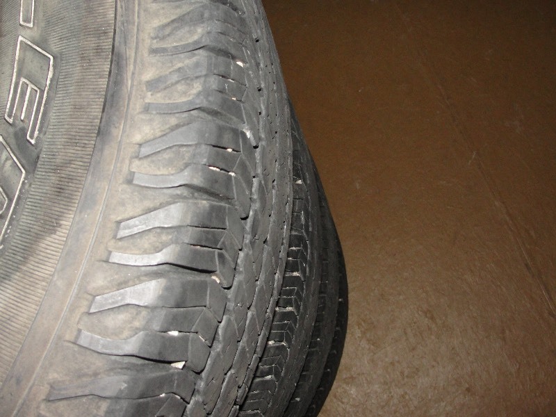 4- P225  775R17 TIRES