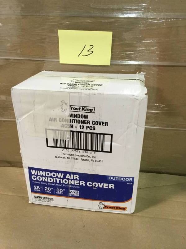 (Case of 12) Thermwell ac5h Outside Window Air Conditioner Cover 28 inch W x 20 inch T x 30 inch D