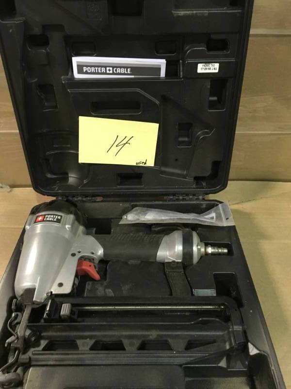 Porter-Cable Pneumatic 16-Gauge 2-12 in. Nailer Kit  USED