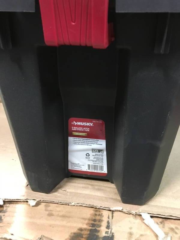 husky 5 gallon tote