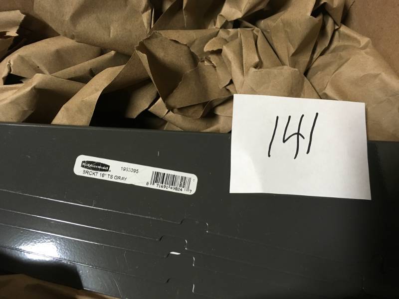 lot 141 image: (LOT OF 5) 16 in. Tough Stuff Bracket in Gray