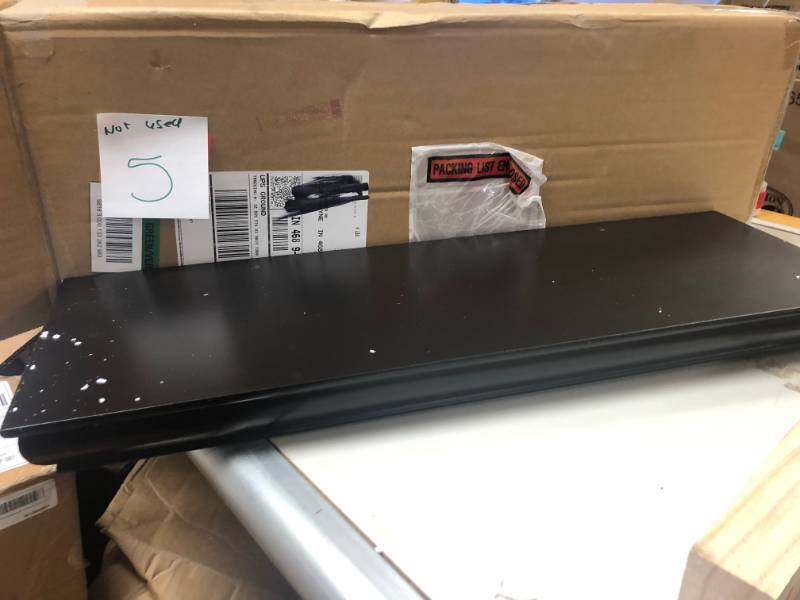 lot 5 image: 8 in. D x 24 in. L x 1-34 in. H Espresso Floating Shelf
