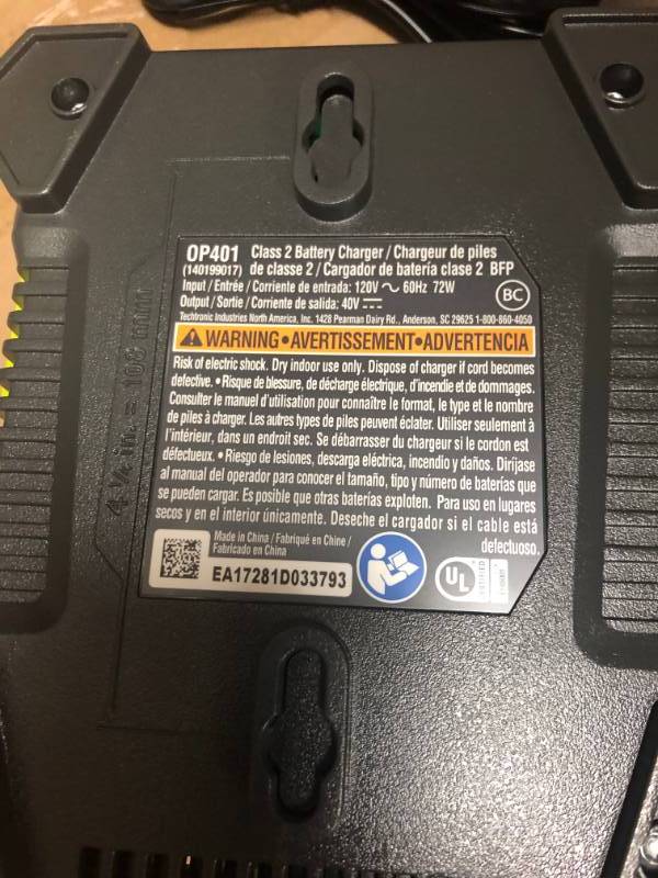 lot 57 image: 40-Volt Lithium-Ion Charger