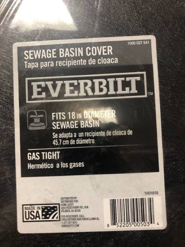 lot 33 image: Everbilt 18 in. Tank Cover for Sewage Basin