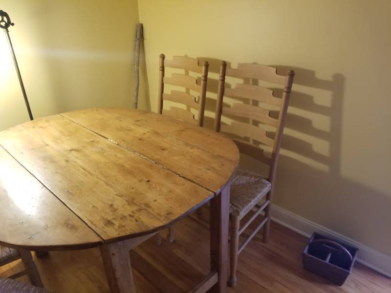 lot 30 image: Exceptional Rustic Farmhouse Kitchen Table