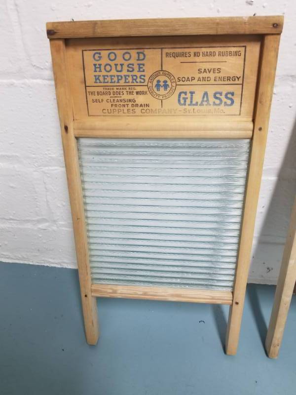 lot 46 image: Pair of Vintage Washboards
