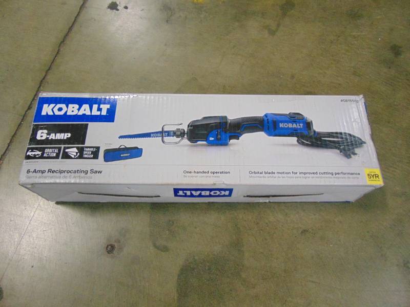 lot 88 image: Kobalt 6-Amp Keyless Variable Speed Corded Reciprocating Saw K6RS-06A