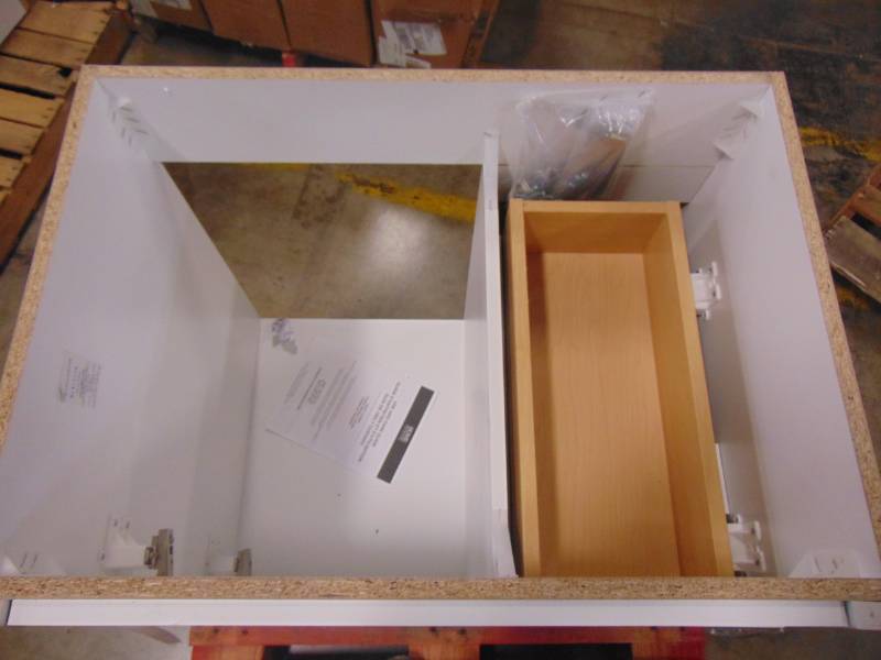 lot 30 image: Home Decorators Collection Westcourt 30 in. W x 21.69 in. D x 34.25 in. H Bath Vanity Cabinet Only in White WT30-WH