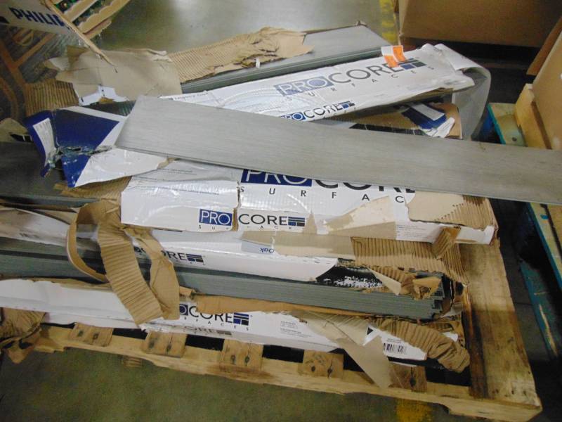 lot 58 image: Entire Pallet - ProCore 5.74-in x 35.74-in Legacy Oak Luxury Locking Vinyl Plank Flooring LWD9757RCA