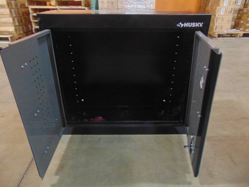 lot 76 image: Husky 30 in x 26 in x 12 in Husky Storage Cabinet KW1F301226-H9