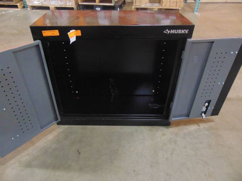 lot 77 image: Husky 30 in x 26 in x 12 in Husky Storage Cabinet KW1F301226-H9