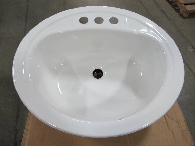 bootz industries laurel round drop-in bathroom sink