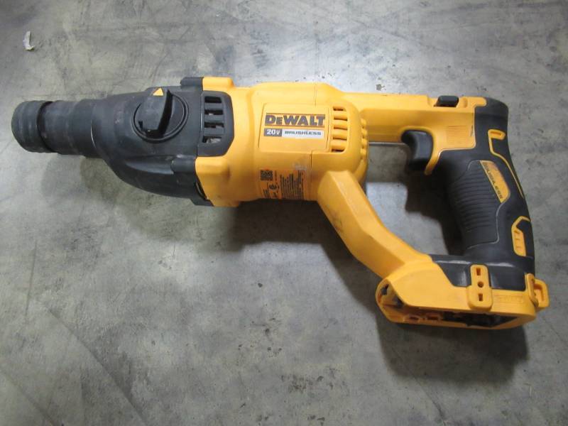 lot 223 image: DEWALT 20-Volt MAX XR Li-Ion 1 in. Cordless SDS-plus Brushless D-Handle ConcreteMasonry Rotary Hammer (Tool-Only, Battery and Charger Not included) DCH133