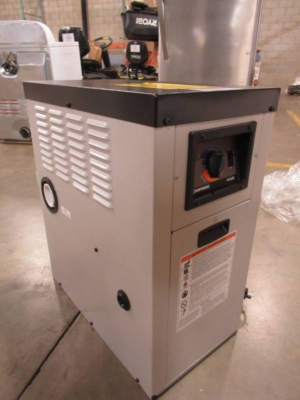 lot 297 image: Hayward H-Series 100,000 BTU Natural Gas Pool Heater, H100ID1 - Never Installed.