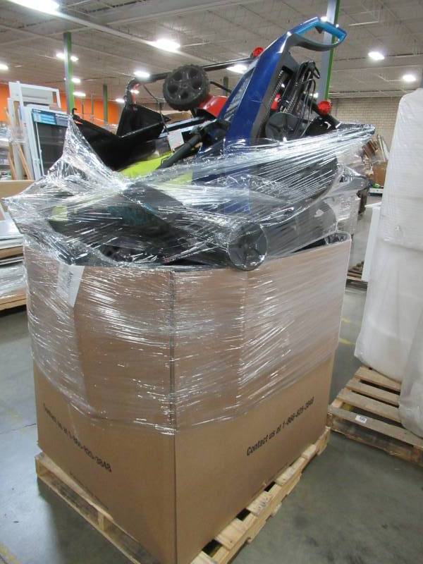 lot 310 image: WHOLESALE MIXED PALLET OF RETURNS - ELECTRONIC TOOLS, LAWN CARE AND MORE