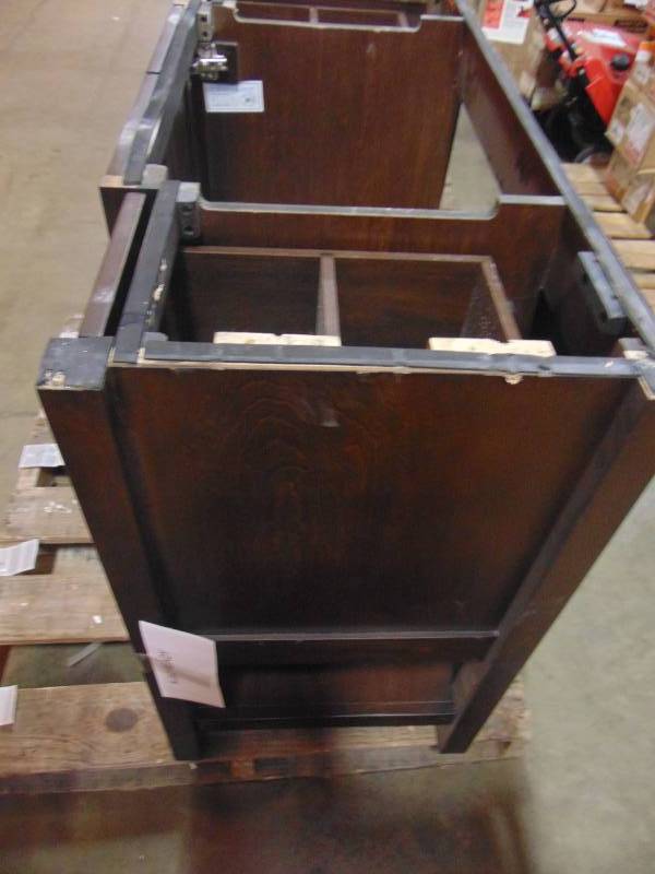 lot 83 image: allen  roth Kingscote Espresso Single Sink Vanity Cabinet Only WSL48RVE