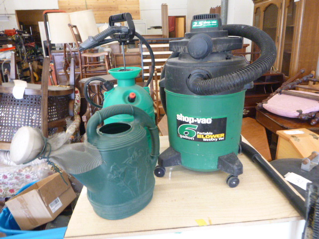 lot 39 image: Shop Vac, Sprayer, Watering Jug
