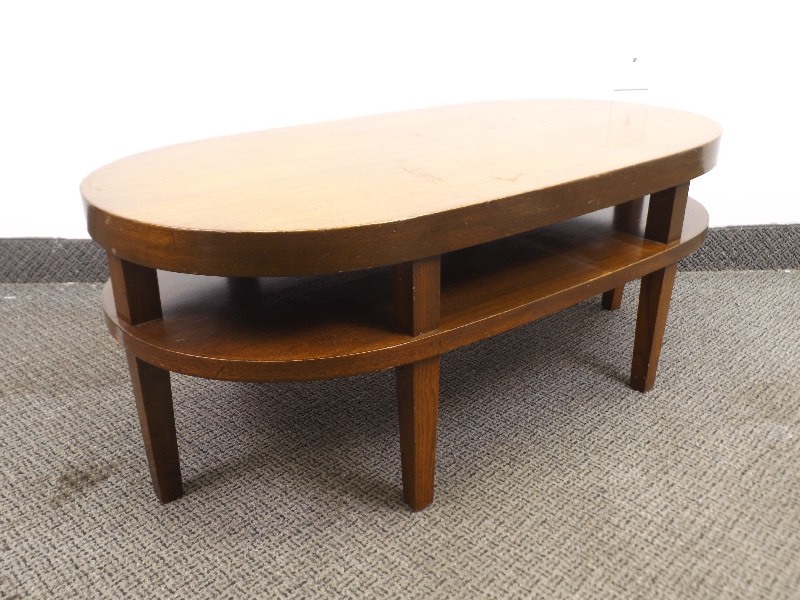 lot 35 image: Mid Century Wood Coffee Table
