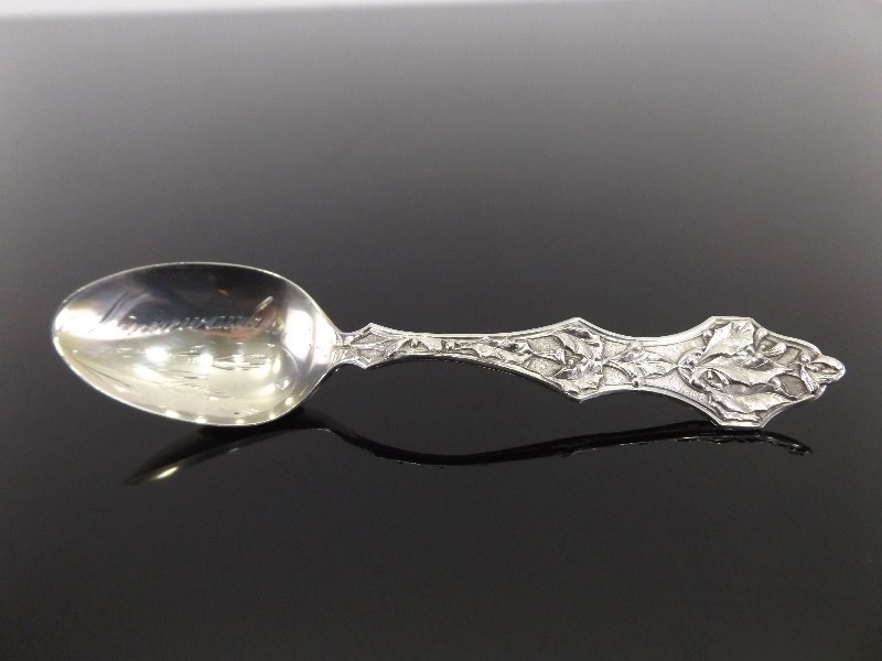 lot 75 image: Antique .925 Sterling Silver Minnewaukan North Dakota Souvenir Spoon