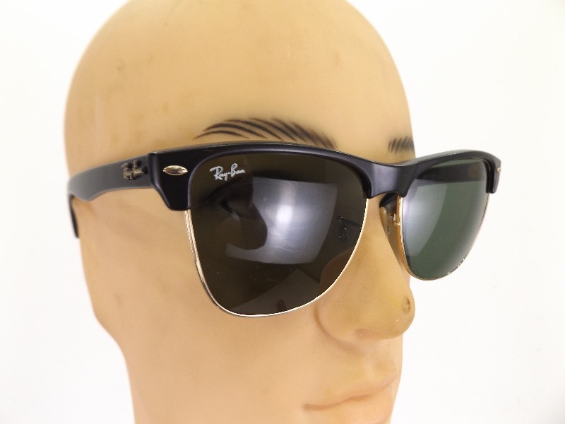 lot 47 image: MINT NEW Without Tags Ray Ban Clubmaster Sunglasses