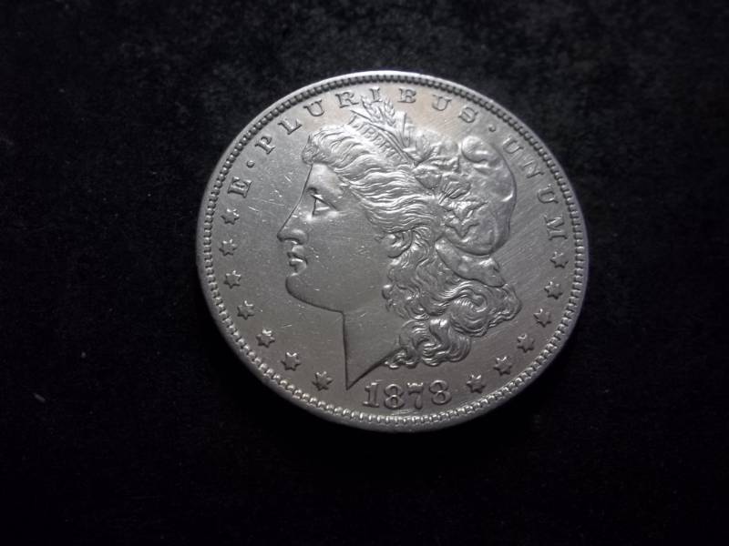 1878 7 Over 8 Tail Feathers Very Strong Double Die Reverse