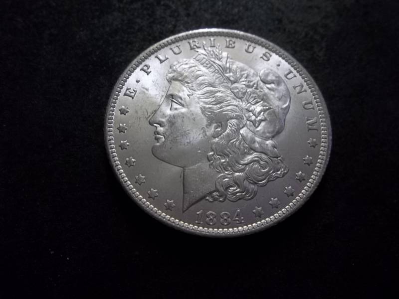 1884 O Morgan Silver Dollar
