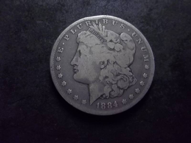 1884 S Morgan Silver Dollar