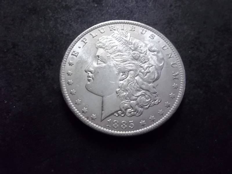 1885 O Morgan Silver Dollar