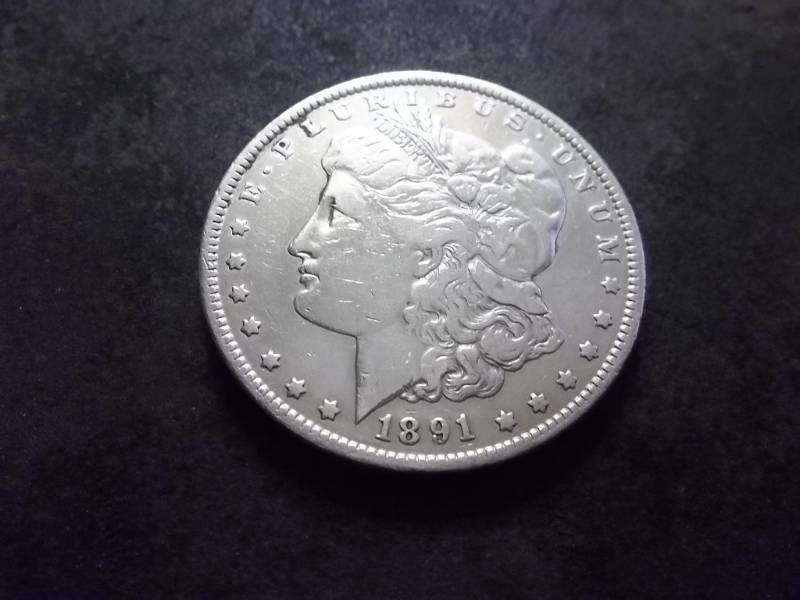 1891 Morgan Silver Dollar