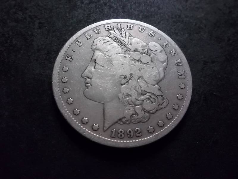1892 S Morgan Silver Dollar
