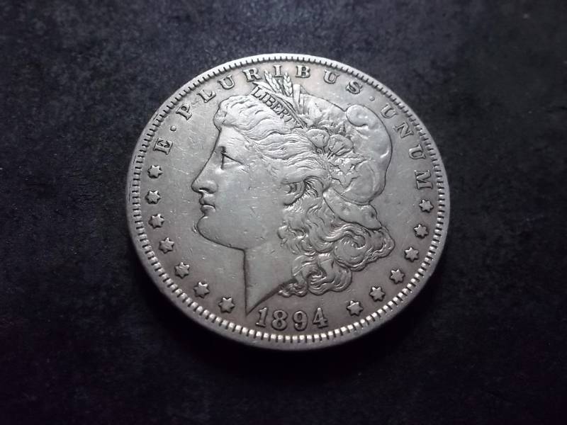 1894 O Morgan Silver Dollar