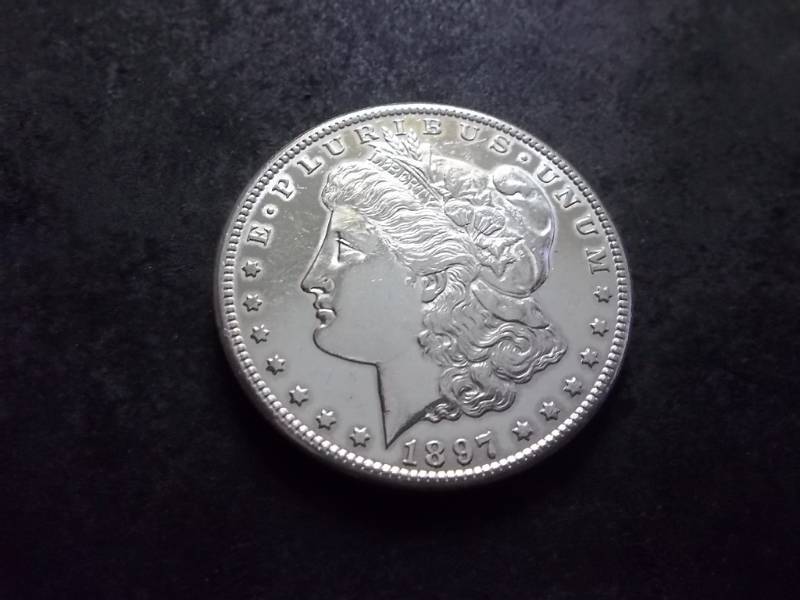 1897 S Morgan Silver Dollar