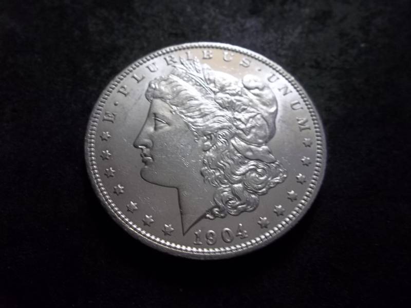 1904 O Morgan Silver Dollar