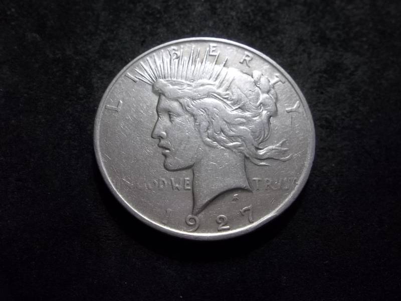 1927 D Peace Silver Dollar