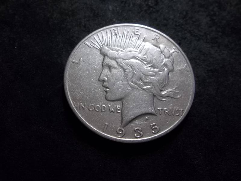 1935 S Peace Silver Dollar