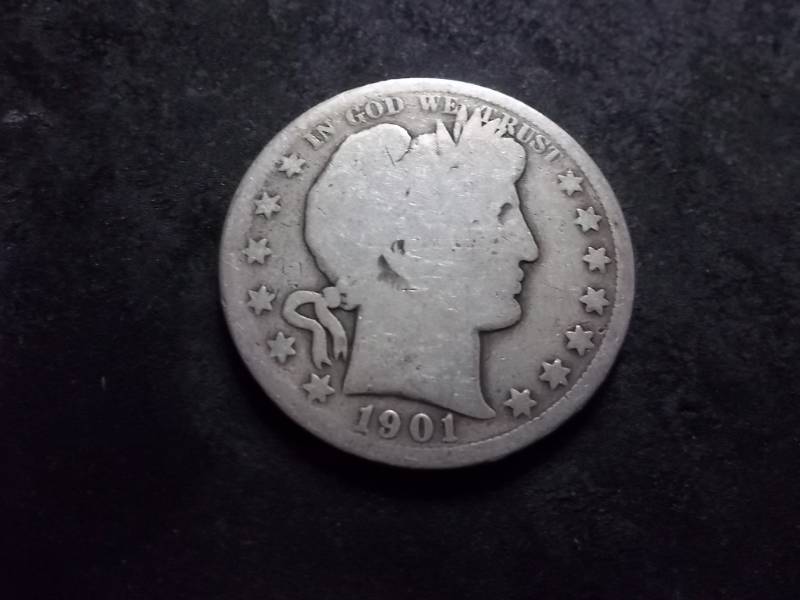 1901 Barber Half Dollar