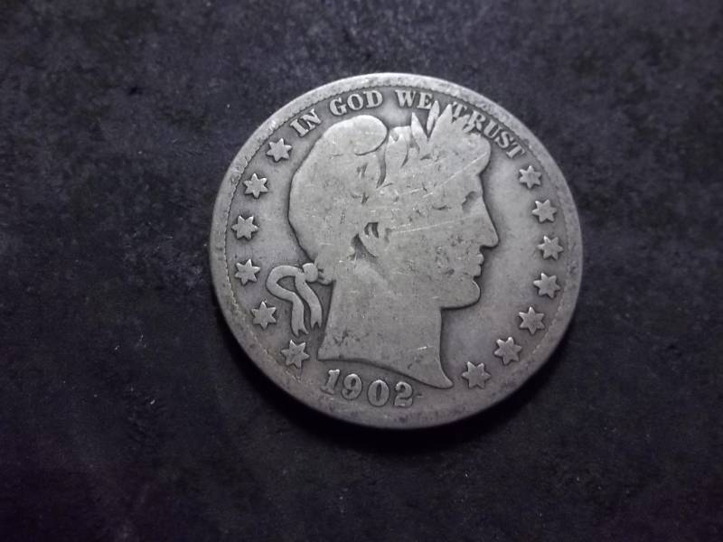 1902 S Barber Half Dollar