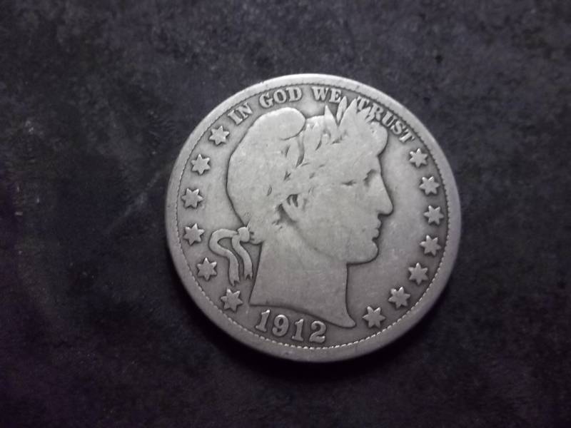 1912 D Barber Half Dollar
