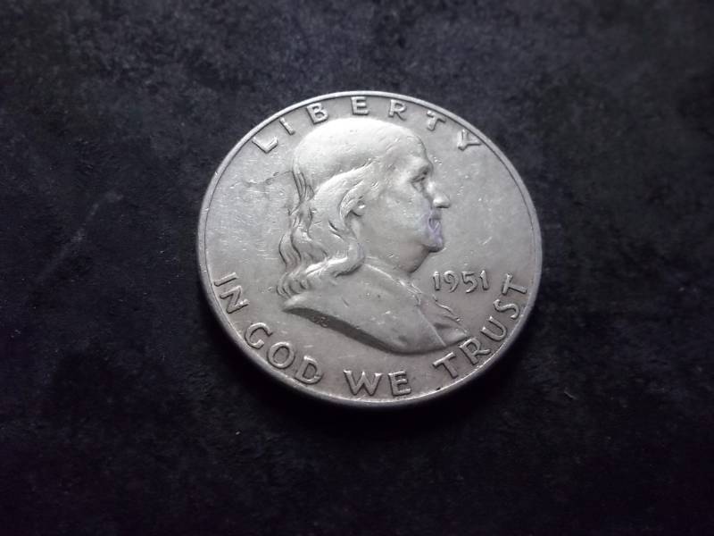 1951 D Franklin Half Dollar