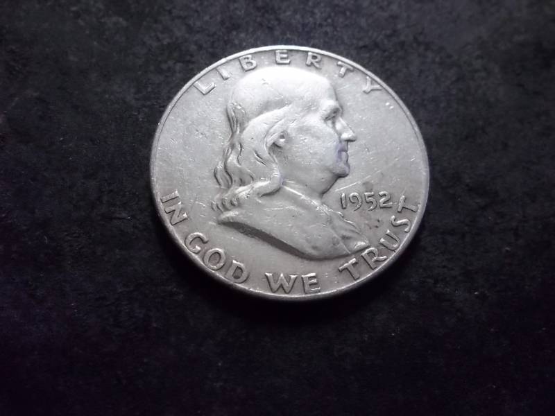 1952 D Franklin Half Dollar