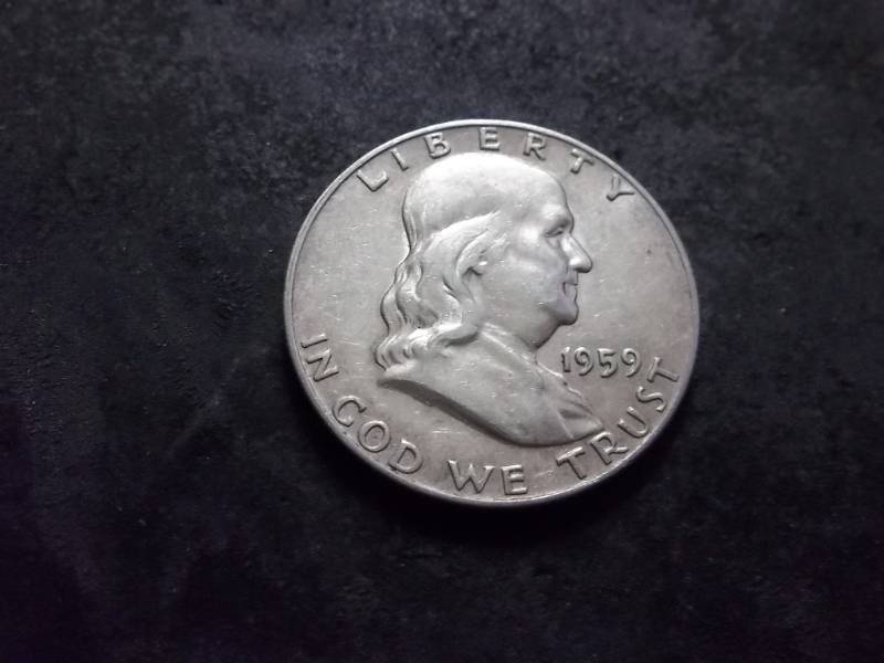 1959 D Franklin Half Dollar